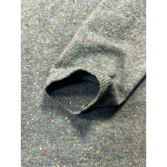 Lands End XS Green Speckled 100% Cashmere Button-Up Cardigan Sweater - Picture 7 of 11